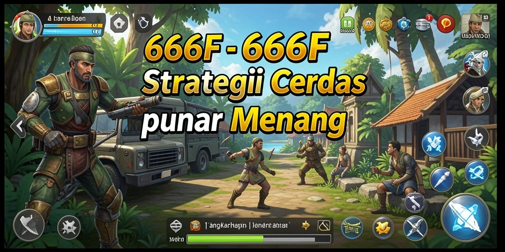 Tampilan gameplay menarik dari 666F yang penuh strategi.