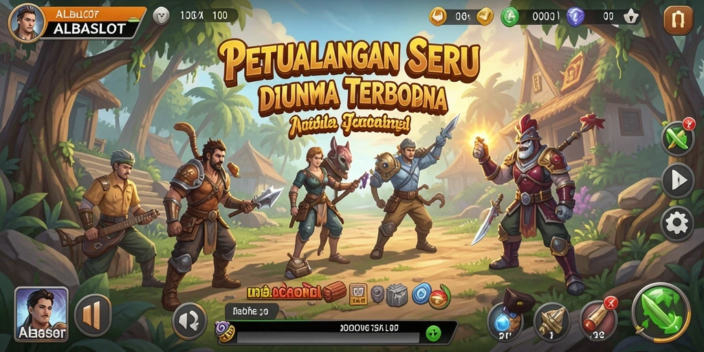 Tampilan menakjubkan dari dunia terbuka ALBASLOT.