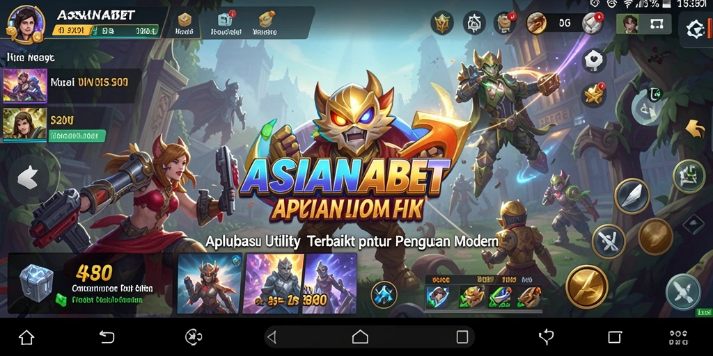 Tampilan antarmuka ASIANABET yang modern dan intuitif untuk pengguna.