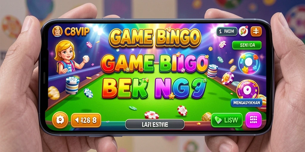 Tangkapan layar gameplay C8VIP yang menunjukkan keseruan bermain Bingo.