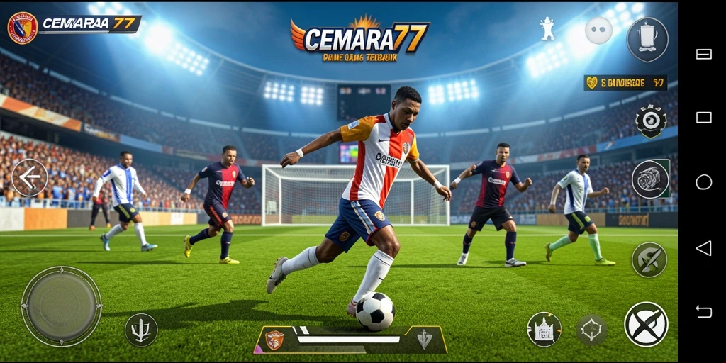 Tampilan gameplay seru dari CEMARA77 yang menarik untuk dimainkan.