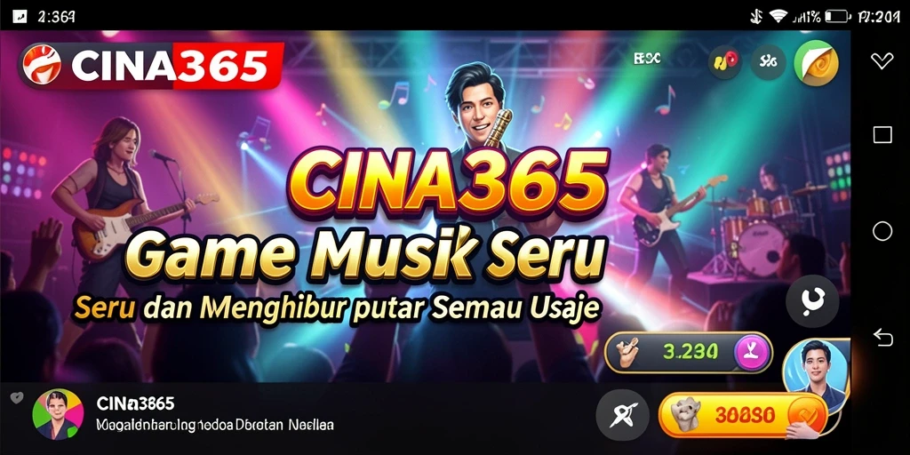 Tampilan gameplay CINA365 yang seru dan interaktif.