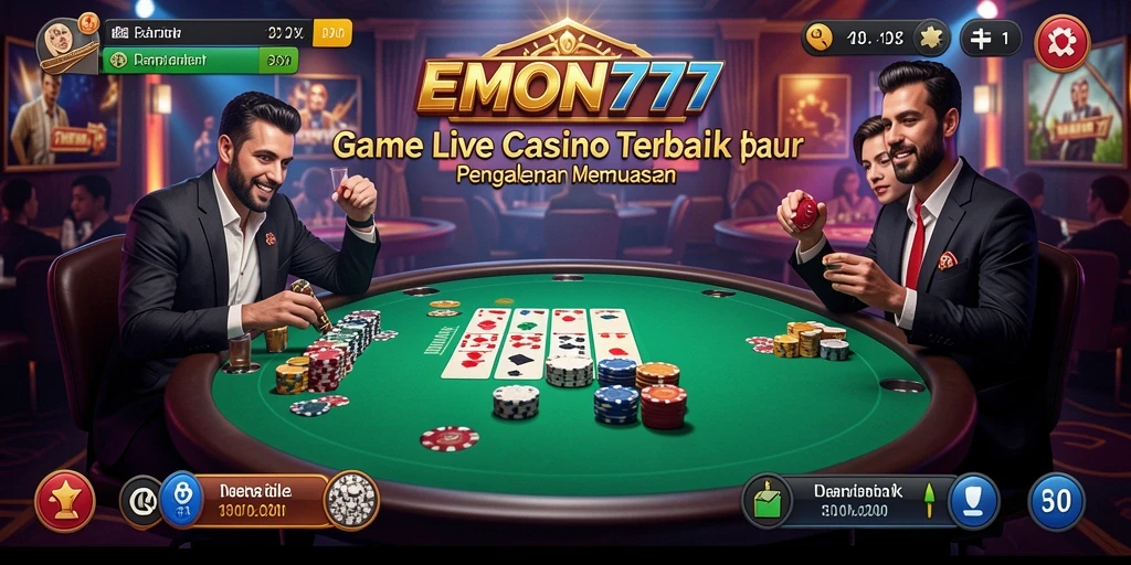 Gameplay menarik EMON777 dalam aplikasi Live Casino.