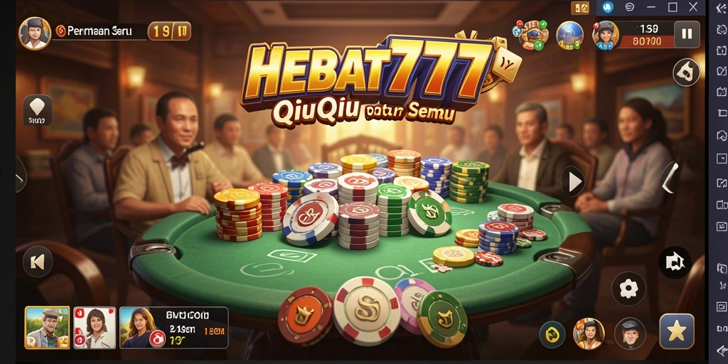 Screenshot HEBAT777 menampilkan gameplay seru QiuQiu.