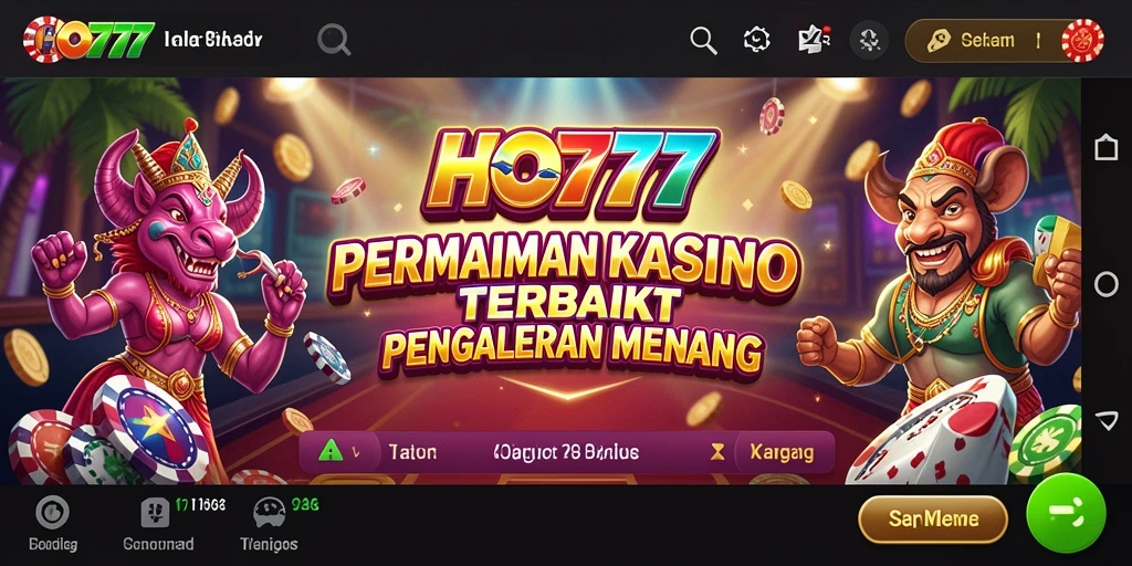 Tampilan gameplay seru di HO777 dengan berbagai pilihan permainan Kasino.