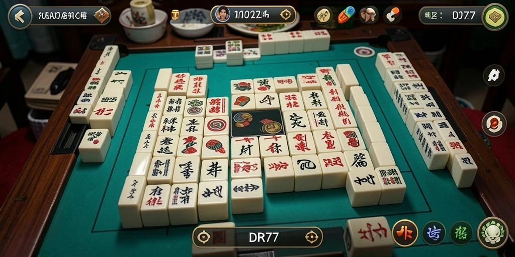 Gameplay menegangkan dalam permainan Mahjong IDR77.