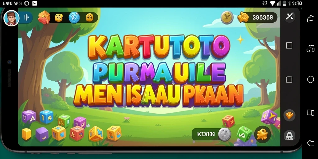Tampilan gameplay KARTUTOTO dengan potongan puzzle yang seru.
