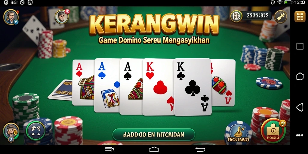Gameplay seru dalam KERANGWIN dengan grafis menawan.