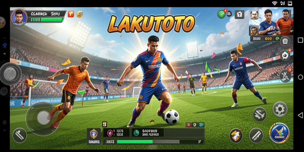 Gameplay seru LAKUTOTO dengan berbagai olahraga menarik.
