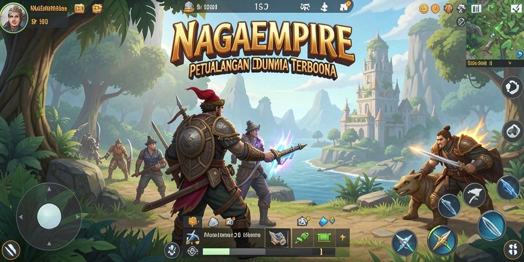 Tampilan menarik dalam gameplay Open World NAGAEMPIRE.