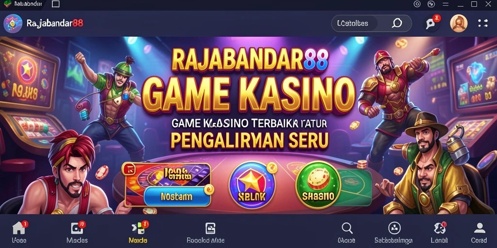 Screenshot gameplay <strong>RAJABANDAR88</strong> yang menunjukkan aksi seru permainan Kasino.